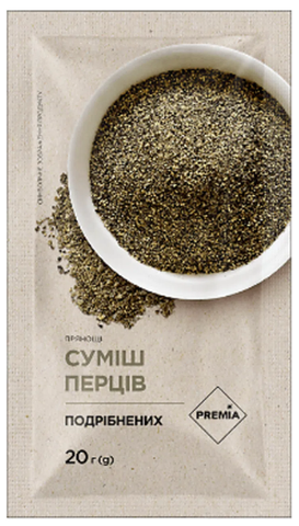 Суміш перців PREMIA подрібнених, 20г